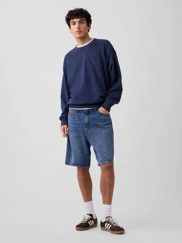 GAP Мъжки дънкови шорти GAP Loose SuperSoft