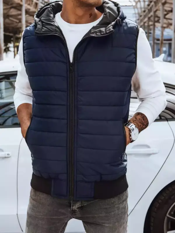DStreet Мъжки елек DStreet Navy blue