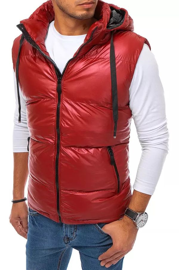 DStreet Мъжки елек DStreet Red