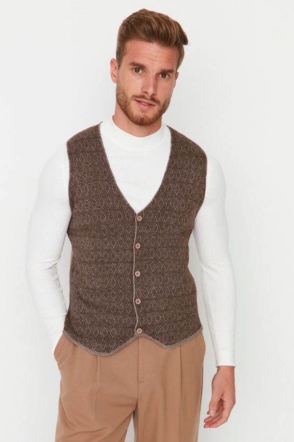 Trendyol Мъжки елек. Trendyol Knitwear