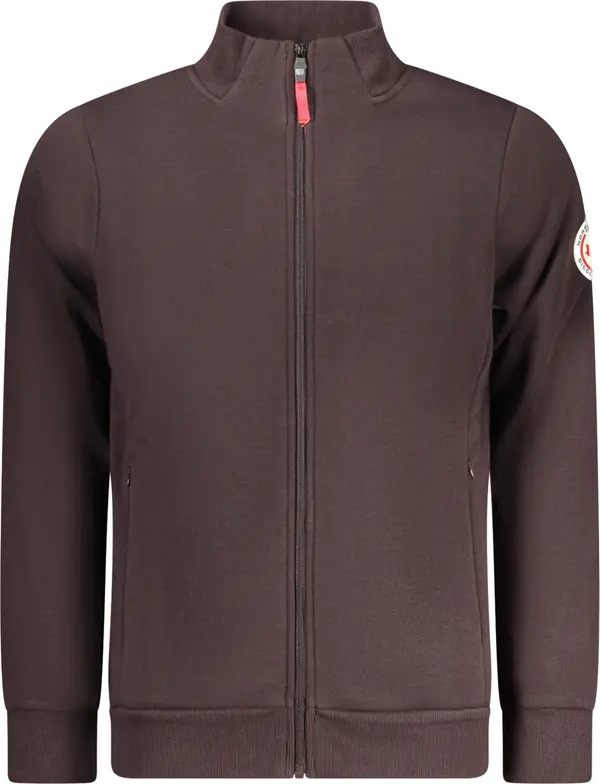 NORWAY 1963 Мъжки кафяв суитшърт с цип