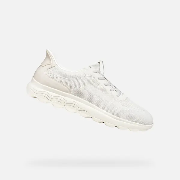 GEOX Мъжки кецове Geox Spherica Plus кремави