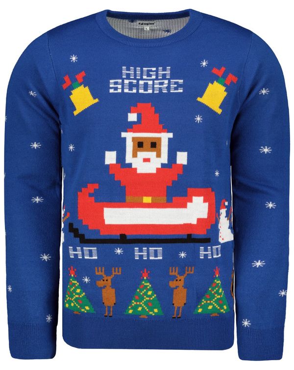 Frogies Мъжки коледен пуловер Frogies Printed