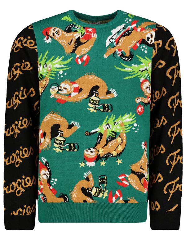 Frogies Мъжки коледен пуловер Frogies Printed