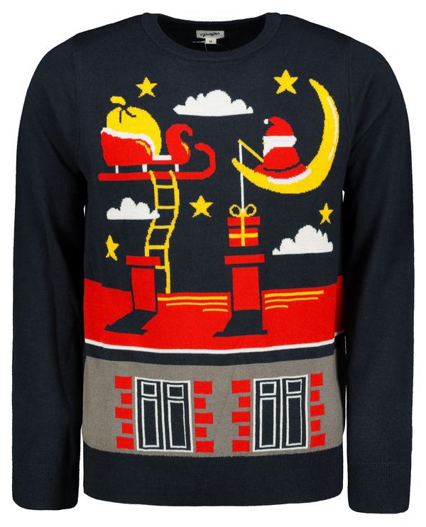 Frogies Мъжки коледен пуловер Frogies Printed