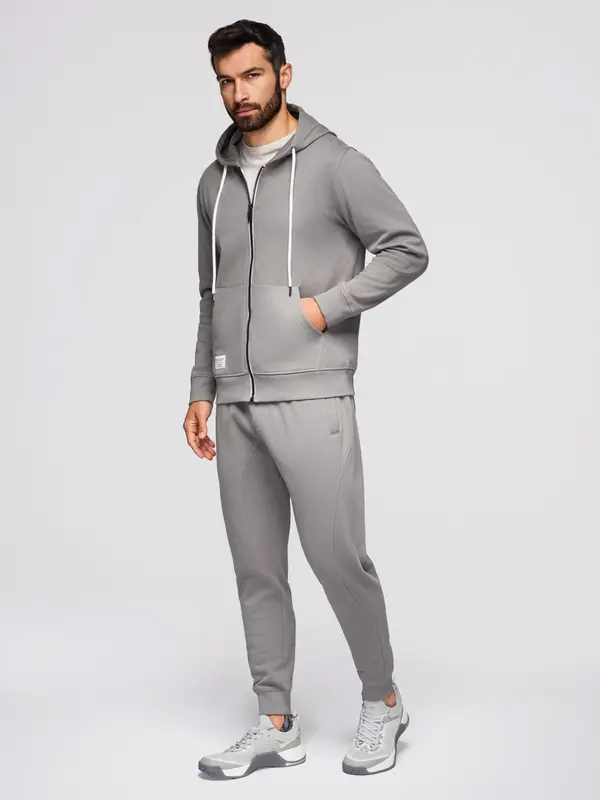 Ombre Мъжки комплект от суитшърт и джогър панталон Ombre