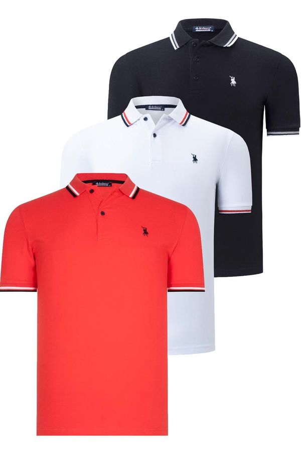 dewberry Мъжки комплект поло тениска dewberry