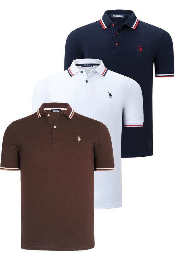 dewberry Мъжки комплект поло тениска dewberry