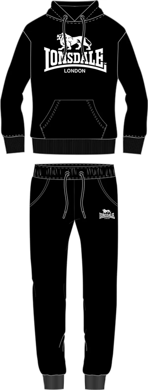 Lonsdale Мъжки комплект с качулка Lonsdale