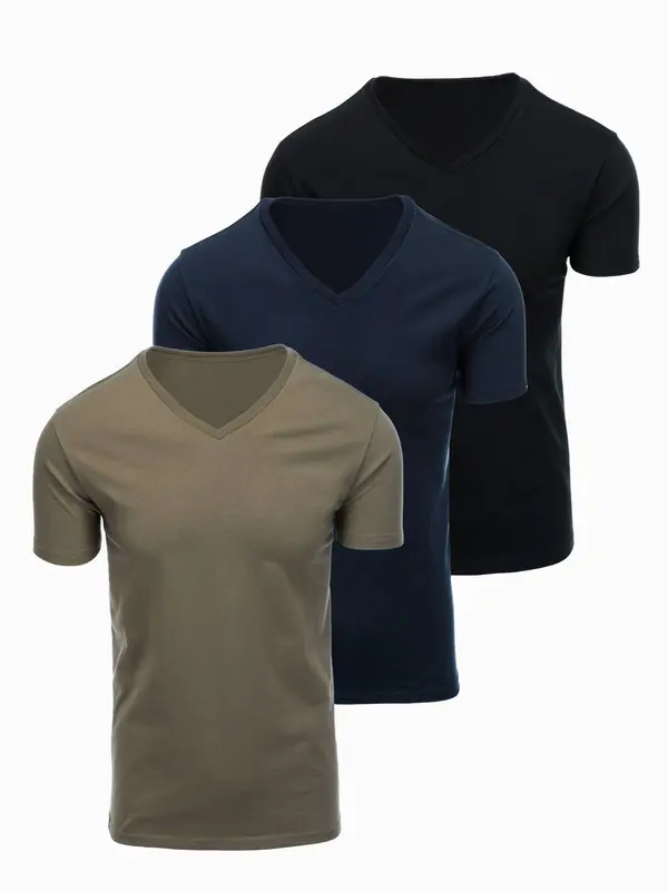 Ombre Мъжки комплект тениска с V-образно деколте Ombre BASIC