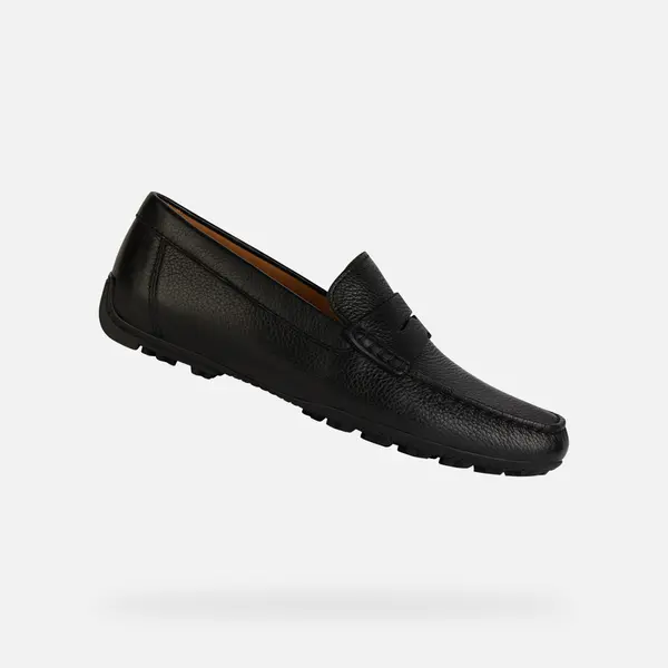 GEOX Мъжки мокасини Geox Kosmopolis + Grip в черно