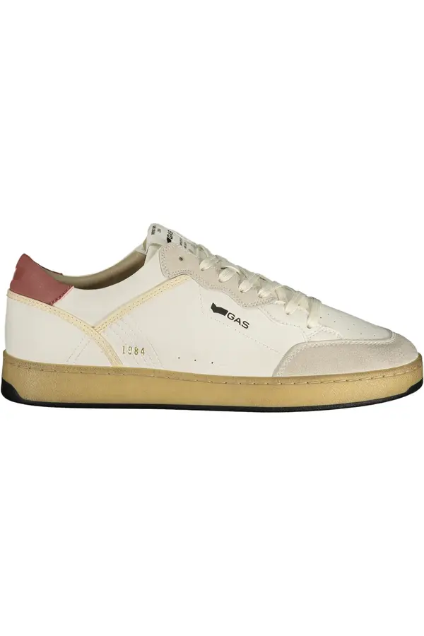 GAS Мъжки ниски бели маратонки