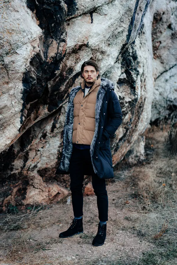 Ombre Мъжки панталон Ombre