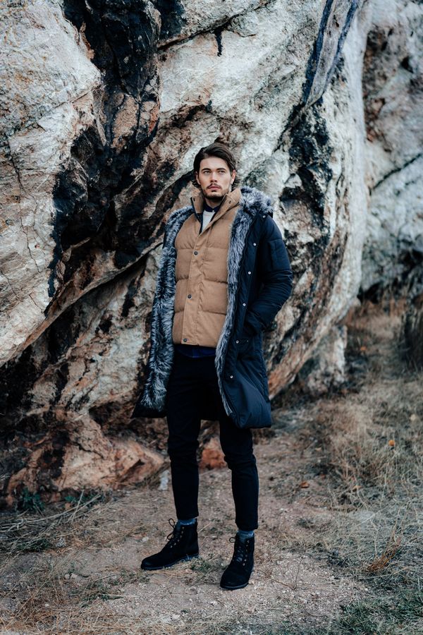 Ombre Мъжки панталон Ombre