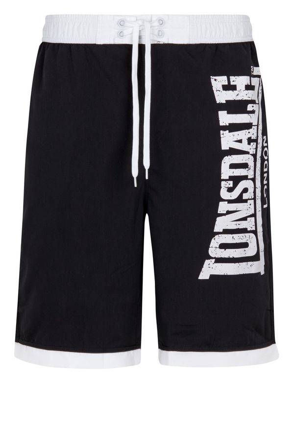 Lonsdale Мъжки плувни шорти. Lonsdale 113268-Black/Olive