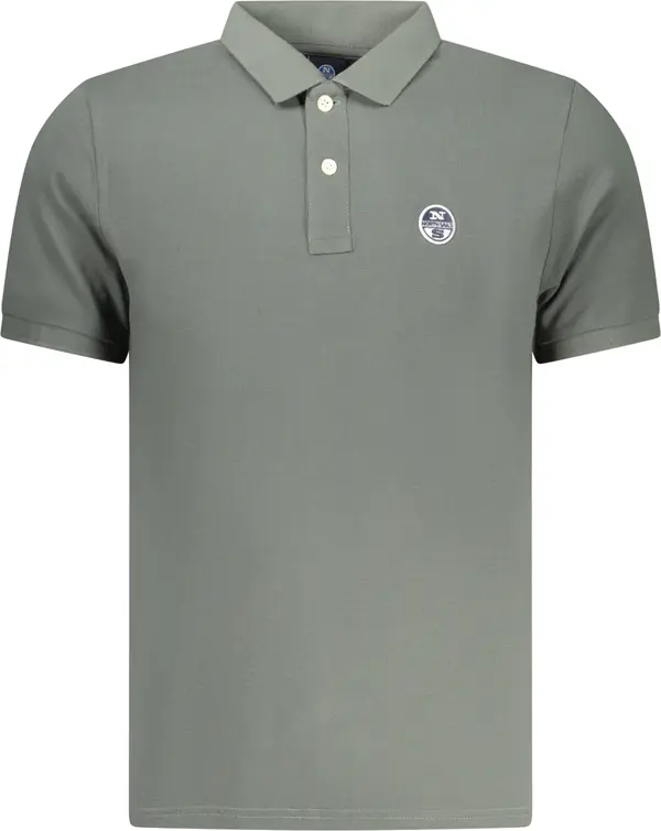 North Sails Мъжки поло ризи с къс ръкав, зелени