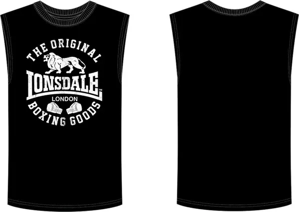 Lonsdale Мъжки потник с щампа Lonsdale