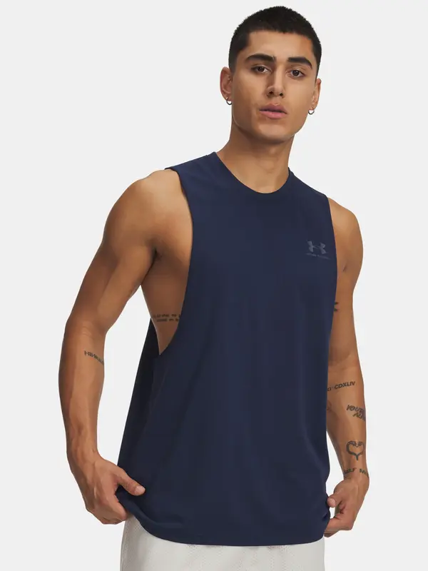 Under Armour Мъжки потник Under Armour UA LEFT CHEST CUT OFF