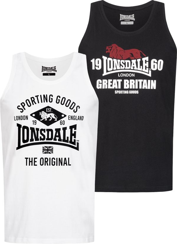 Lonsdale Мъжки потник. Lonsdale 113976-Black/White