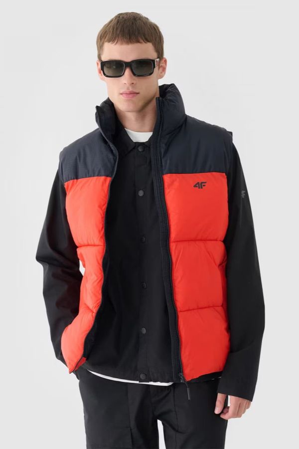 4F Мъжки Пухен Жилетка 4F Червена 4FWAW24TVJ