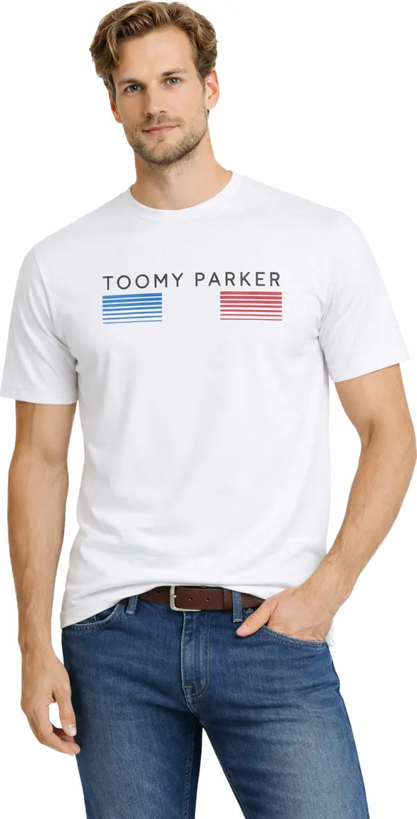 JUMPER Мъжки пуловер - 3005 бял