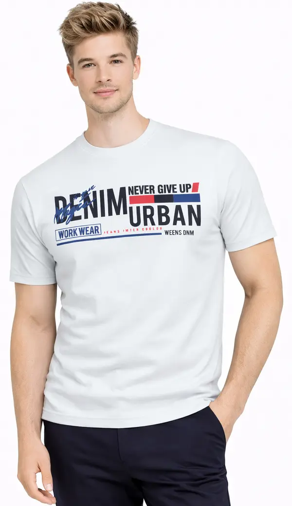 JUMPER Мъжки пуловер - бял