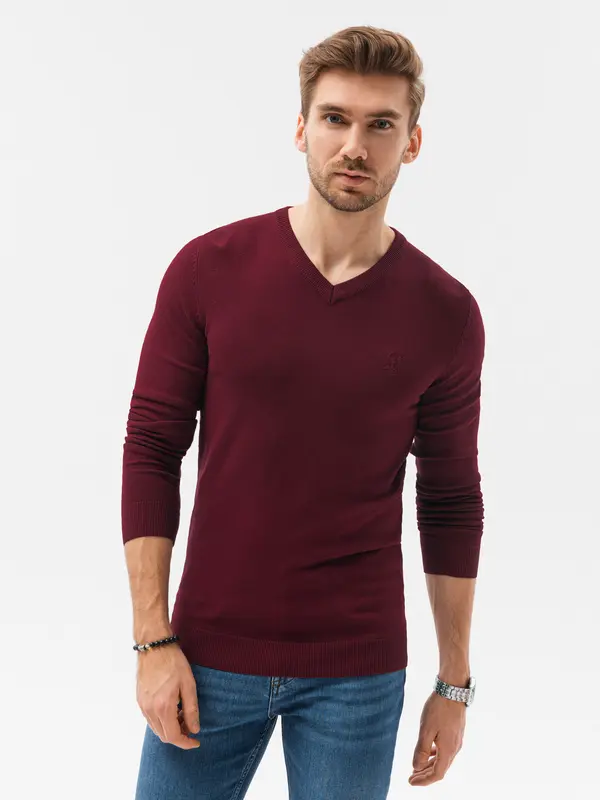 Ombre Мъжки пуловер Ombre V-Neck