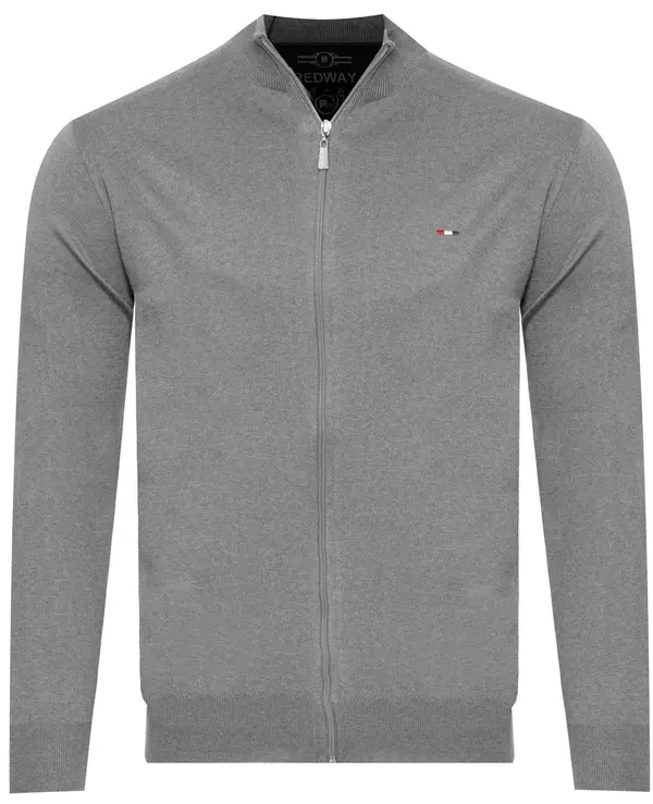 ORIGINAL REDWAY Мъжки пуловер с отворена врата, бежов