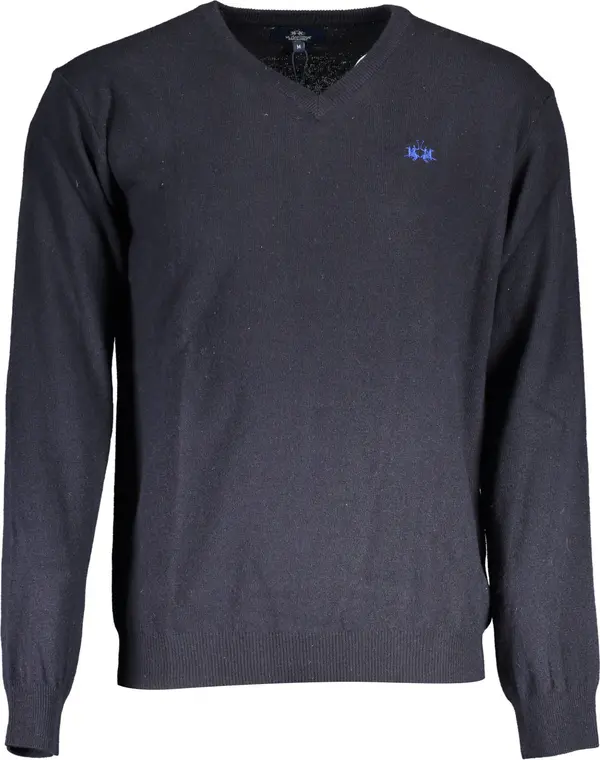 La Martina Мъжки пуловер с V-образно деколте La Martina