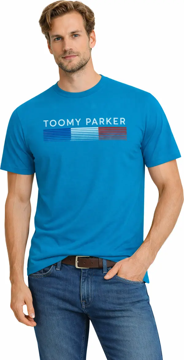 JUMPER Мъжки пуловер, син