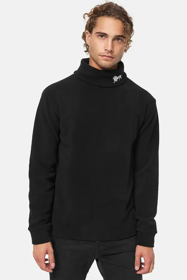 Lonsdale Мъжки пуловер. Lonsdale 117106-Black/White