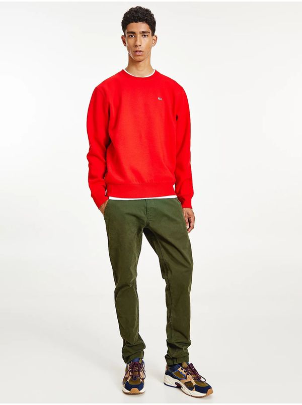 Tommy Hilfiger Мъжки пуловер. Tommy Hilfiger Red
