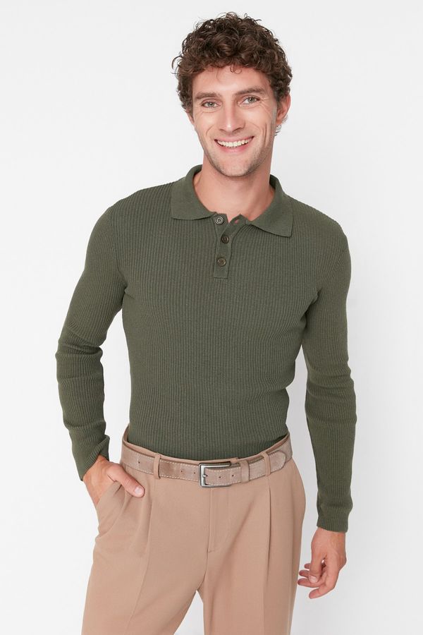 Trendyol Мъжки пуловер. Trendyol Collar