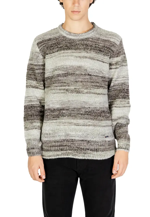 Gianni Lupo Мъжки раиран пуловер Джани Лупо