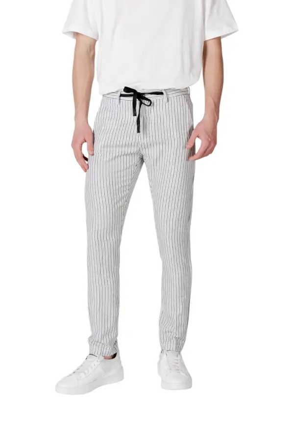 Gianni Lupo Мъжки раирани панталони Gianni Lupo