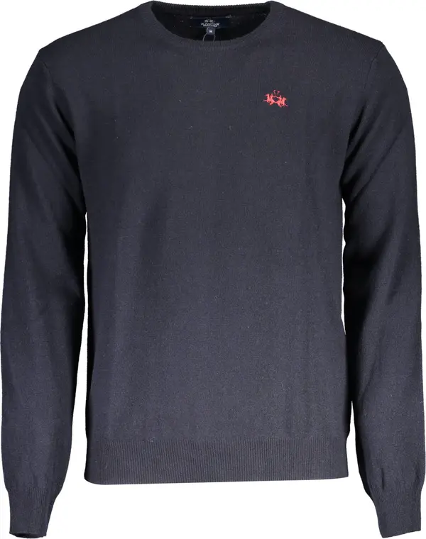 La Martina Мъжки син пуловер La Martina