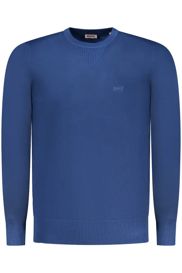 Rifle Мъжки син пуловер с дълъг ръкав