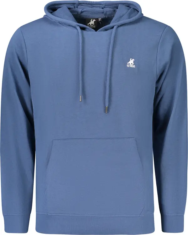 U.S. GRAND Мъжки син суичър с качулка