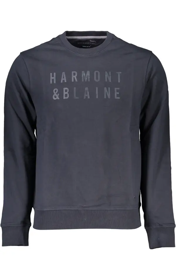HARMONT &amp; BLAINE Мъжки син суитшърт без цип Harmont &amp; Blaine