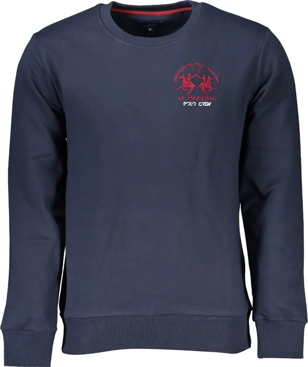 La Martina Мъжки син суитшърт без цип La Martina