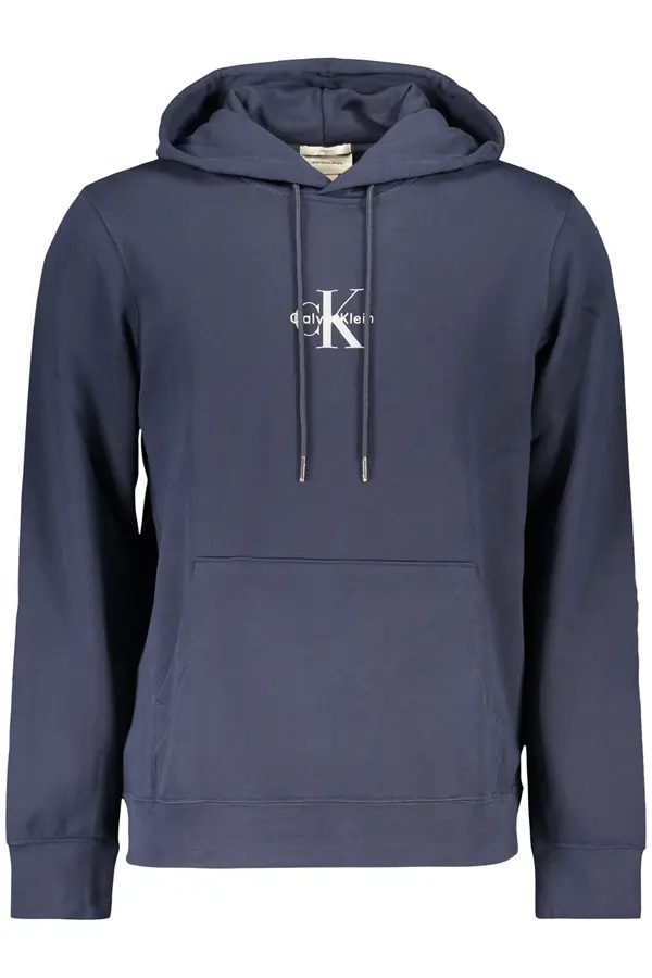 Calvin Klein Мъжки син суитшърт с цип CALVIN KLEIN