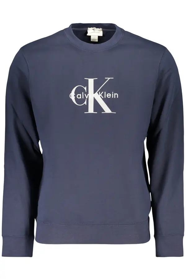 Calvin Klein Мъжки син суитшърт с цип Calvin Klein