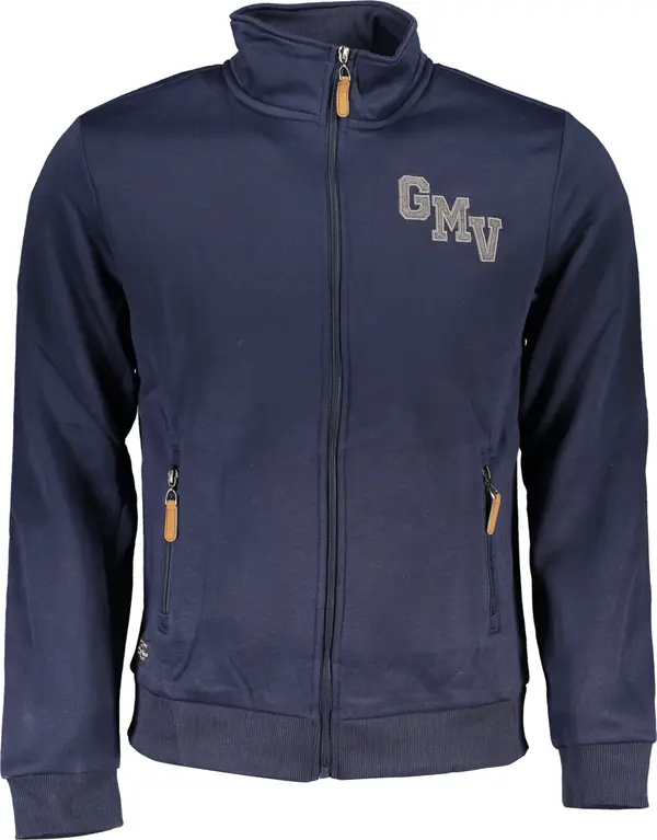 GIAN MARCO VENTURI Мъжки син суитшърт с цип GIAN MARCO VENTURI