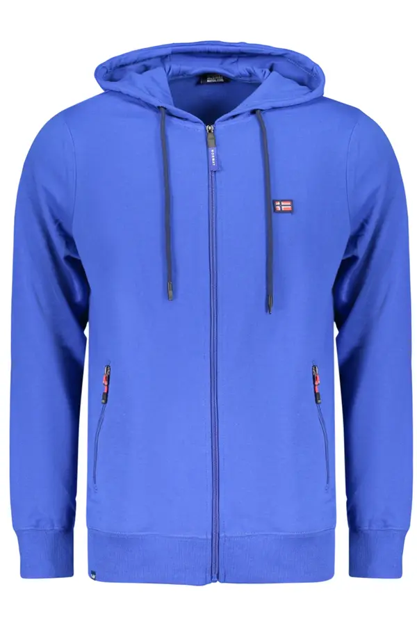 NORWAY 1963 Мъжки син суитшърт с цип Норвегия 1963