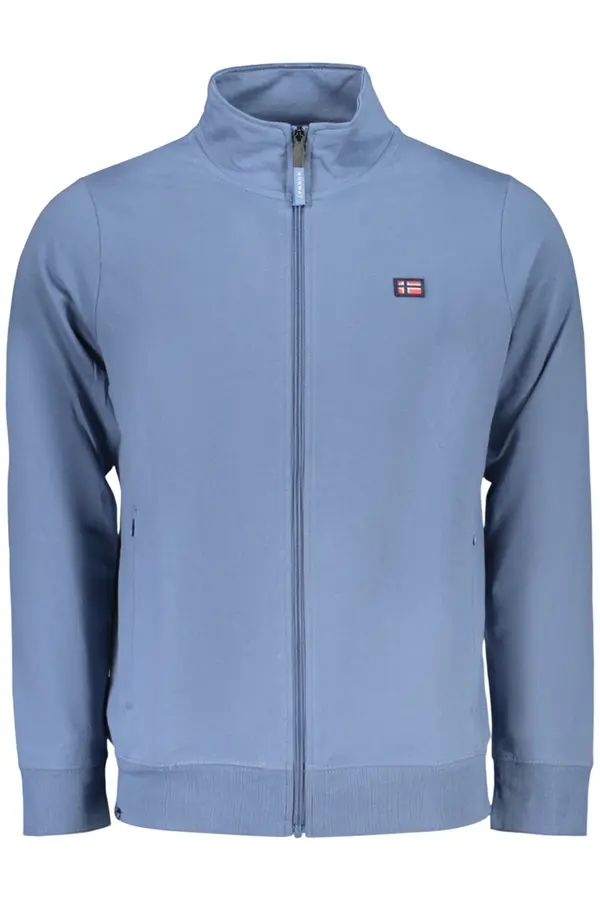 NORWAY 1963 Мъжки син суитшърт с цип НОРВЕГИЯ 1963