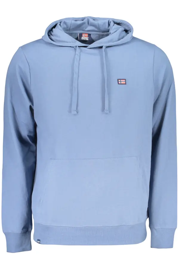 NORWAY 1963 Мъжки син суитшърт с цип НОРВЕГИЯ 1963