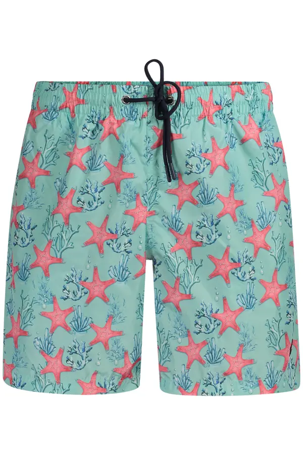 NORWAY 1963 Мъжки сини бански шорти със звезди