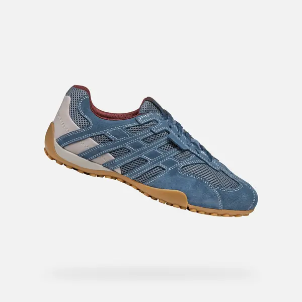 GEOX Мъжки сини маратонки Geox Snake Original