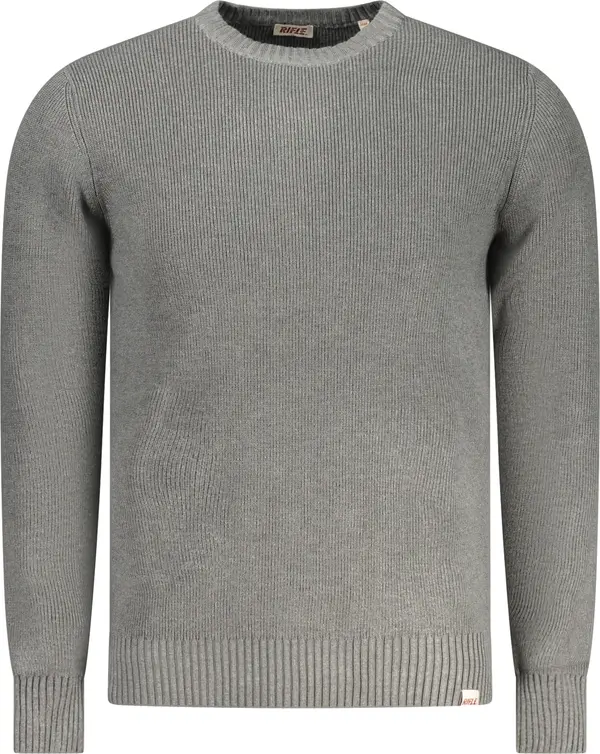 Rifle Мъжки сив едноцветен пуловер