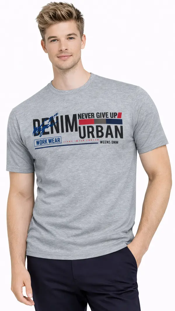 JUMPER Мъжки сив пуловер JUMPER